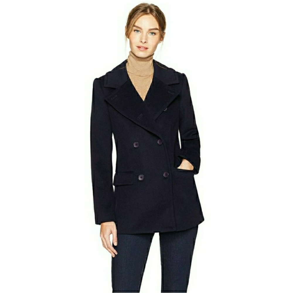 Double Breasted Wool Pea coat, XS